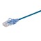 Monoprice Slim Cat6A Patch Cable, 5 Pack, 10 ft.Blue 15142 - alternate 2