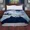 Lavish Home Wolf Blanket 74x91-inch Printed Winter Wolf Blanket Plush Thick 7.5lb Faux Mink Queen Throw 66-B1365 - alternate 1