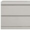 Homeroots Modern Gray Woodgrain Finish 2 Drawer Nightstand 370735 - alternate 2