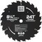 Do It Best 8-1/4'' 24-Tooth Framing Circular Saw Blade QJDIB-CS-011 - alternate 2
