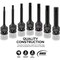 Neiko 0.375 in Dr. Impact Hex Bit Socket Set, Metric, Cr-Mo 01130B - alternate 2
