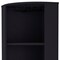 Homeroots 71in Black Wood Corner Bar Cabinet 552282 - alternate 2