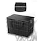 Vevor Rear Bike Basket Folding Bicycle Basket Cargo Net Liner Waterproof Cover TX-SS-03 - alternate 1