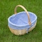 Wickerwise Picnic Basket with Handle and Washable Plaid Liner - Ideal for Outdoor Adventures,  QI004718.L - alternate 3