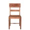 Homeroots Set of Two Brown Wood Ladder Back Dining Side Chairs 522054 - alternate 3