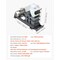 Vevor Jaw Crusher 6.10 x 5.12 inch Feed Size Stone Rock Crushing Machine 220V EC-2200 - alternate 2