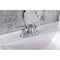 Kingston Brass Double-Handle 4" Centerset Bathroom Faucet with Pop-Up Drain, Polished Chrome KB8611CML - alternate 3