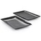 Gibson Home Urban Cafe 2 Piece 12 Inch Rectangle Stoneware Platter Set in Grey 97228.01 - alternate 3