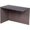 Boss Desk Return Reversible Return, 42" x 20", Driftwood, Driftwood N191-DW - alternate 1