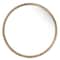 Homeroots 28" Natural Rustic Brown Wood Frame Round Wall Mounted Accent Mirror 485002 - alternate 1