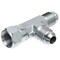 Gates Male JIC 37 Flare to Female JIC 37 Flare Swivel to Male JIC 37 Flare - Tee G60473-2424 - alternate 2