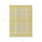 Homeroots 9' X 12' Yellow Black And Ivory Plaid Washable Indoor Outdoor Area Rug 596373 - alternate 5