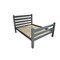 Homeroots Gray Solid Wood Queen Bed Frame 548164 - alternate 3