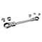 Performance Tool 7-in-1 MET Ratcheting Wrench, 7 Sizes, 180Â° Head, Storage Case W30649 - alternate 1