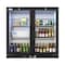 Koolmore 2 Door Back Bar Cooler  Counter Height Glass Door Refrigerator with LED Lighting - 7.4 cu.ft., Black BC-2DSW-BK - alternate 1