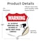 Signmission Video Surveillance Shield Label Set Warn, 12 Inch X 12 Inch, Vinyl Decal SHI-D-12-467 - alternate 2