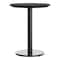 Flash Furniture Commercial 24" Black Faux Marble HPL Tabletop with Black Table Height RD Base ST-RD24-BKMAR-TR18-GG - alternate 4
