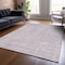 Homeroots 5' X 8' Lavender And Ivory Geometric Washable Indoor Outdoor Area Rug 600751 - alternate 3