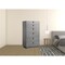 Homeroots 30" Grey Manufactured Wood + Solid Wood Stainless Steel Six Drawer Chest 491544 - alternate 2