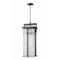 Z-Lite Fortis Sand Black 3 Light Outdoor Chain Mount Ceiling Fixture 5031CHXL-BK - alternate 1