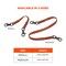 Ergodyne M Orange Web Lanyard Dual Trigger Hooks, 3PK 3153M - alternate 2