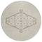 Homeroots 8' Beige Brown And Ivory Round Oriental Washable Indoor Outdoor Area Rug 598168 - alternate 3
