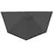 Pure Garden Half Umbrella Outdoor Patio Shade 9 ft Patio Umbrella w/ Easy Crank Small Canopy 50-LG1422 - alternate 5