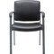 Lorell Healthcare Upholstery Guest Chair, Black Vinyl LLR30950 - alternate 1