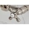 Kingston Brass Two-Handle Wall Mount Bridge Kitchen Faucet, Brushed Nickel KS2448AX - alternate 4