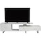 Leisuremod Avery TV Stand with MDF Cabinet and Powder Coated Steel Legs, White ATS69W - alternate 5