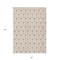 Homeroots 5' X 8' Salmon And Beige Geometric Washable Indoor Outdoor Area Rug 595764 - alternate 4