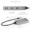 Startech.Com 4-PORT USB-C HUB WITH USB-C DP ALT MODE VIDEO OUTPUT 4K 60HZ - 3X USB-A, 1X USB TYPE-C, 100W HB31C3A1CDPPD3 - alternate 3