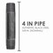 Ace Trading - Nipple 3/8 in. MIP each X 3/8 in. D MIP Black Steel 4 in. L Nipple 308UP38X4 - alternate 4