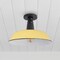 Jonathan Y Camila 14" 1-Light Classic Industrial Indoor/Outdoor Iron LED Semi Flush Mount, Matte Yellow JYL7617H - alternate 3