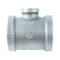 Msi Products 3/4inx1/2inx1/2in INDUSTRIAL 150lb Galvanized Malleable Iron Reducing Tee A22202120808 - alternate 1