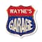 Signmission Wayne's Garage, 18 Inch X 18 Inch, Plastic Sign SHI-P-18-383-WAYNE - alternate 1