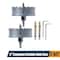 Powertec 4in Tungsten Carbide Hole Saw for Soft & Hard Metal w/ Titanium-Plated Pilot Drill Bit, 2PK 14907-P2 - alternate 1