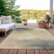 Homeroots 3' X 5' Beige Taupe And Ivory Abstract Washable Indoor Outdoor Area Rug 616844 - alternate 4