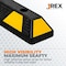 Jrex Safety 48 in Rubber Parking Block Curb Stop, Yellow Reflective Strip, 24PK PBSY-JR-4-HP24 - alternate 2