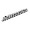 Performance Tool 15 pc. Drain Plug Socket Set, Chrome Vanadium, Storage Rail, Hex Square W54287 - alternate 1