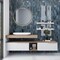 Apollo Tile Antiek 2.58 in. x 7.9 in. Glossy Blue Ceramic Subway Wall and Floor Tile 5.38 sq. ft./case, 38PK MOD88BLU258A - alternate 2