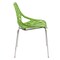 Leisuremod Modern Asbury Dining Chair with Chromed Legs, Green AC16G - alternate 4