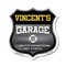 Signmission Vincent's Garage I Can Fix Everything But Stupid, 18 Inch X 18 Inch, Plastic Sign SHI-P-18-490-VINCENT - alternate 1