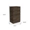 Homeroots 23" Brown Two Drawer Standard Chest 544050 - alternate 2