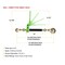 Mytee Products HiViz Green Folding Handle Ratchet Load Chain Binder w/Grab Hook & Slip Hook, 4PK CBRS-FH12-58SH-12GHx4 - alternate 2