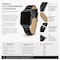 Elegani Alligator-Embossed Leather Watch Replacement Band Compatible with Apple Watch 42mm, Purple LAT-PPL-42mm - alternate 1