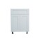 Cambridge Everest 24 in. W x 24 in. D x 34.5 in. H Ready to Assemble Shaker Base Kitchen Cabinet in White SA-B24-SW-KIT - alternate 1