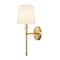 Jonathan Y Olivia 6.5" 1-Light Contemporary Traditional Candlestick Metal/Crystal LED Vanity, Brass Gold JYL9920A - alternate 1