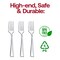 Smarty Had A Party Clear Mini Plastic Disposable Tasting Forks (960 Forks), 960PK 780-CL-CASE - alternate 7