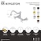 Kingston Brass Double-Handle Wall Mount Bathroom Faucet, Antique Brass KS3243BEX - alternate 2